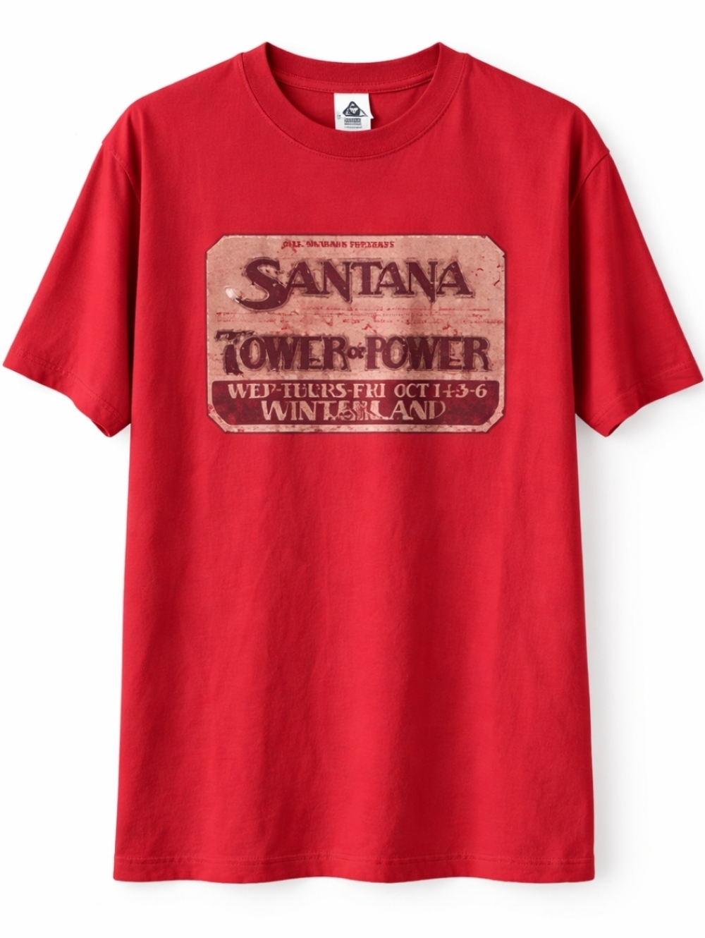 Vintage T Graphic Shirt- Santana Tower Of Power